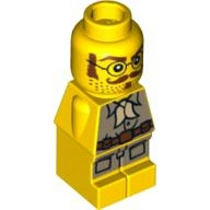 Lego mikrofigurka Ramses, žlutá (4615408)